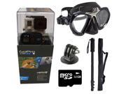 GoPro Hero 3+ Black Edition + XS Scuba Diving Mask / Monopod + 32GB Diving Kit