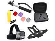 All Inclusive Professional Extreme Sport Bundle Kit for GoPro HD Hero 3+ Black