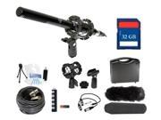Microphone Broadcasting Kit + 32GB SD Memory Card for SONY HDR CX900 Camcorders
