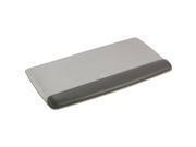 Antimicrobial Gel Keyboard Wrist Rest Platform Black Gray Silver