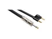 Speaker Cable 50ft 1/4 Ts To Mdp Banana 12awg 1/4 To Mdp (banana Plug) Cable
