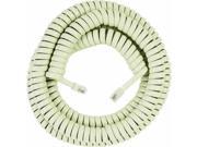 RCA TP282W 25 ft. Handset Coil Telephone Cord White