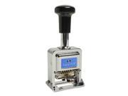 Sparco Products SPR80067 Numbering Machine 6 Wheels 1in. Impression Chrome Black