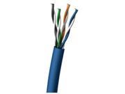 Cables to Go 32388 Cat5E Shielded Solid PVC CM CMG Cable 1000 Feet Blue