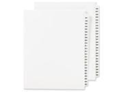 Avery Consumer Products AVE01352 Index Dividers Exhibit 601 650 Side Tab 25 ST WE