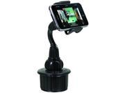 Macally mCup Adjustable Cup Holder for All Portable Devices in Vehicle Black