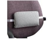 Lumbar Support Cushion 12 1 2 x2 1 2 x7 1 2 Neutral Gray