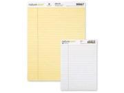 Recycled Pad Wide Ruled 8 1 2 x11 3 4 50 Sheets Canary