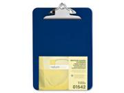 Plastic Clipboard Recycled 1 Cap 9 x12 Blue