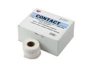 One Line Pricemarker Labels 7 16 x 13 16 White 1200 Roll 16 Rolls Box