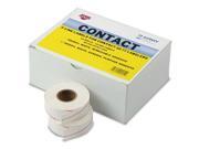 Two Line Pricemarker Labels 5 8 x 13 16 White 1000 Roll 16 Rolls Box