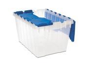 Storage Box 12 Gallon 15 x21 1 2 x12 1 2 Clear Blue