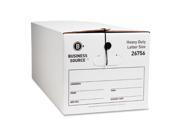 Med. Duty Storage Box Ltr 700 lb. 12 x24 x10 12 CT WE