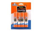 Washable All Purpose School Glue Sticks 4 Pack
