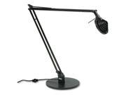 Concentrolite Halogen Desk Lamp Tiered Shade Weighted Base 34 Reach Black
