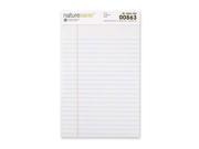 Jr. Legal Pads Ruled Recycled 5 x8 50 Sheets White
