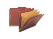 Classification Folders 3 Exp. Legal 3 Div 10 BX Red