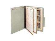 Classification Folder 2 Dividers 6 Fasteners Ltr 15 BX PGN