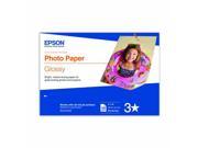Epson Glossy Photo Paper 4 x 6 196g m? Glossy 100 Sheet White