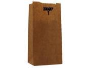 1 Paper Grocery Bag 30lb Kraft Standard 3 1 2 x 7 3 8 x 6 7 8 500 bags