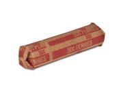 Sparco Products TCW01 Coin Wrapper 60 lb. Pennies .50 1000 BX Red SPRTCW01