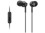 Sony Mdrex110ap b Ex Monitor In ear Headphones With Microphone black
