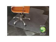 ES Robbins Natural Origins Chair Mat With Lip For Hard Floors 36 x 48 Clear