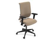 Mayline Commute Series Fully Upholstered Task Chair Fabric Latte Seat Back Frame 25 x 23 x 45 Overall Dimension