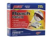 Pic Rp Roach Prison Covered Insect Glue Traps 12 Packs Of 2