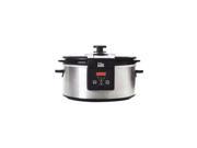 Maxi Matic Elite MST6013D Stainless Steel 6 QT Slow Cooker