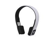 Sylvania SBT214 WHITE Bluetooth Headphones with Microphone White