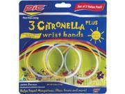 Pic Band3 Citronella Plus Wristband 12 Packs Of 3