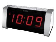 Dual Alarm Clock Radio White