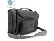 USA GEAR S7 Accessory Travel Bag Organizer w Customizable Compartments Durable Protection Adjustable Shoulder Sling Works with Nvidia Shield Tablet K1