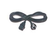 Power Cord C19 to Schuko CEE 7 8.2Ft 16A
