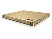 LG USB 2.0 External CD/DVD Rewriter With M-Disc Support (Gold)-model GP65NG60