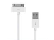 Kanex K30P3F White USB charging sync cables for iOS 30pin 2 Pack