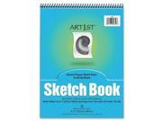 Pacon 4850 Art1st Sketch Book 30 Sheet 94 g mÂ² Grammage 9 x 12 30 Pad White Paper