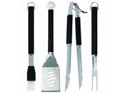 Mr. Bar.B.Q 4 Piece Barbecue Tool Set 4 Piece s Mirror