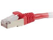 C2G Cables to Go 00856 Cat6 Snagless Shielded STP Network Patch Cable Red 25 Feet 7.62 Meters
