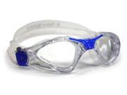 Aqua Sphere Kayenne Small Frame Swim Goggles Clear Lens Trans/Blue Frame