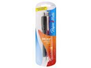 Paper Mate InkJoy 700RT Retractable Medium Point Advanced Ink Pens 2 Black Ink Colored Body Pens 1862435