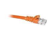 ClearLinks 25FT Cat. 5E 350HMZ Orange Molded Snagless Patch Cable