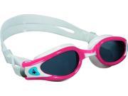 Aqua Sphere Kaiman EXO Lady Goggles Coral White with Clear Lens