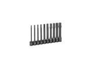 1360H 10 Piece 1 2 in. Drive 6 in. SAE Hex Impact Drive Socket Set