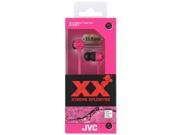 JVC Pink HAFX102P XX Xtreme Bass IE Hdphn