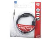 GE JAS72890 3 Feet 3.5mm To 3.5mm Basic Auxiliary Audio Cable