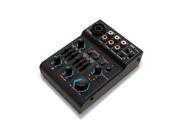 Pyle PAD30MXUBT Bluetooth 3 Channel Mixer DJ Controller Audio Interface