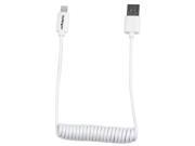 StarTech USBCLT60CMW White Lightning to USB cable coiled