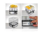 NutriChef PKEC12 Electronic Food Steamer Egg Cooker Boiler